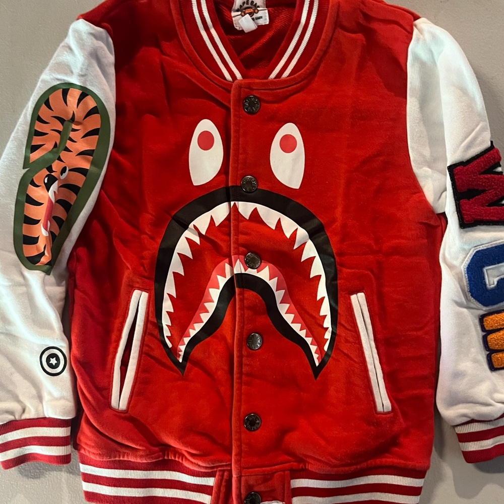 Kids Bape Varsity Jacket